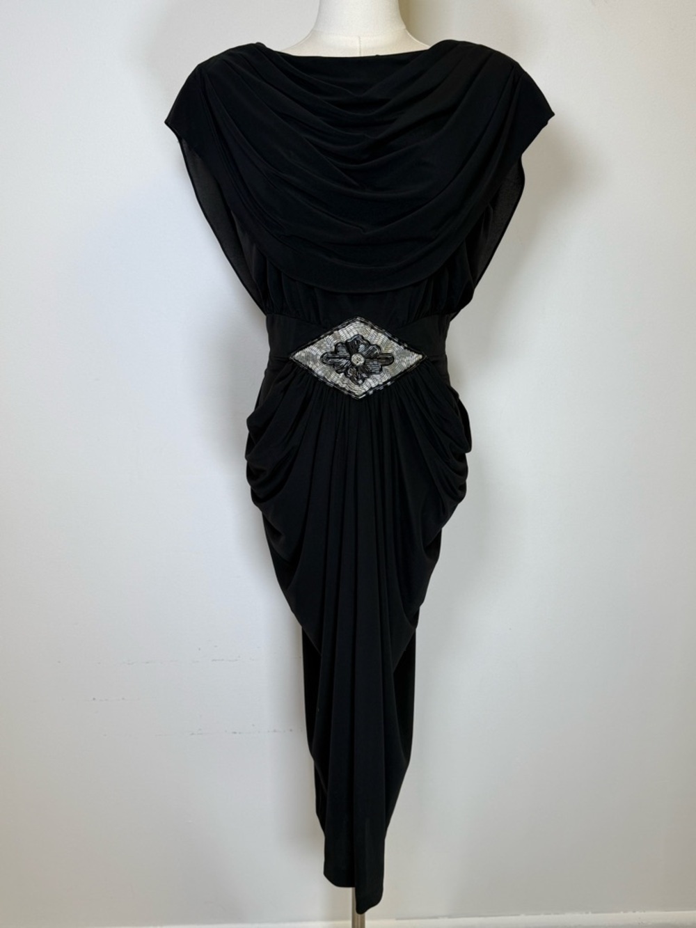 Vintage 1980’s  Rimini For Sak’s Fifth Avenue Sleeveless Black Dress Women’s 10